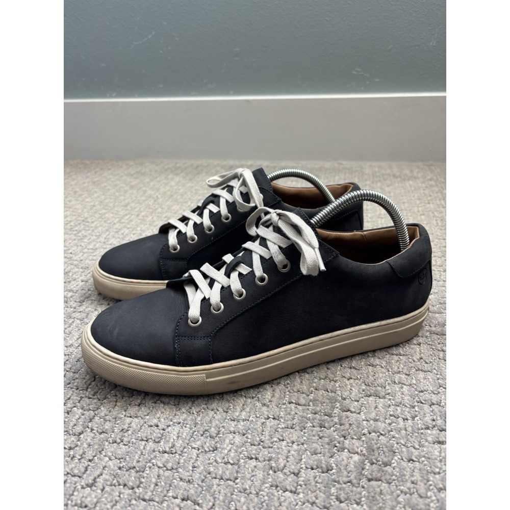 Peter Millar Crown Suede Leather Sneakers Blue Shoes Mens‎ Size 11